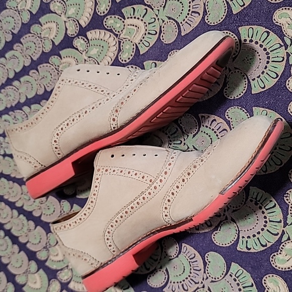 Cole Haan laceless Oxfords with a Pop of Color - Picture 6 of 9
